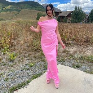 Pink Show Me Your Mumu long dress